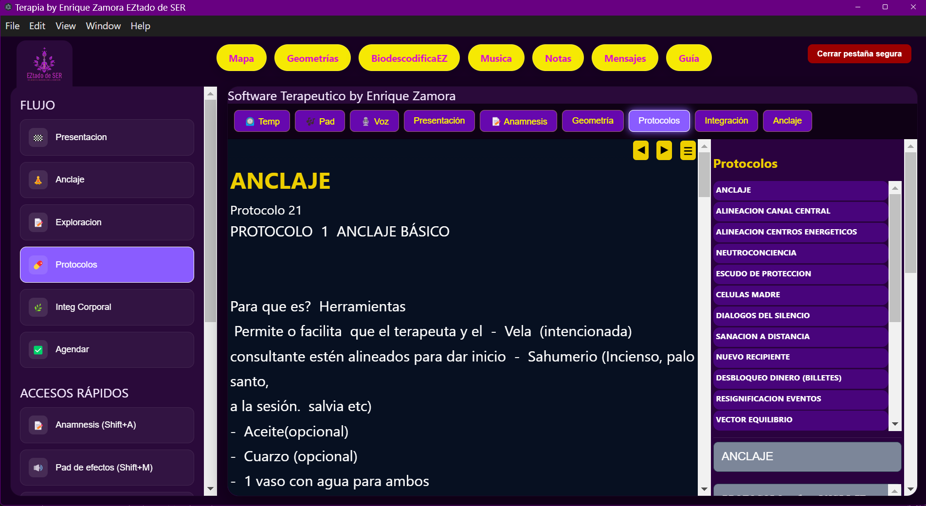 Captura de Pantalla - Protocolos Anclaje
